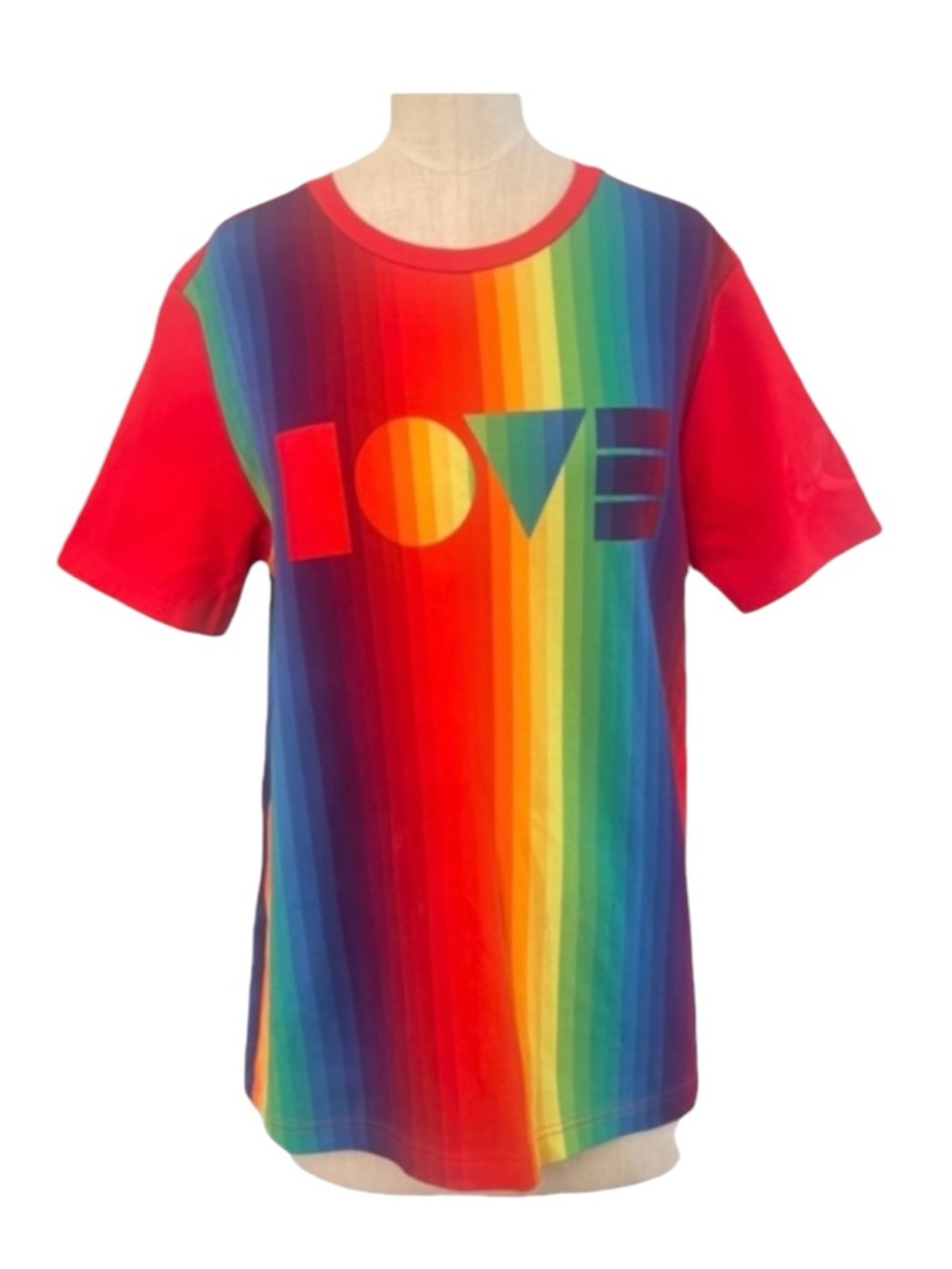 UGG Pride Rainbow Striped Love Graphic T-Shirt